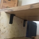 Meuble sous TV en frêne olivier