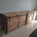 Grand buffer "style "industriel