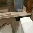 Table à langer sur baignoire