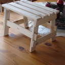 Tabouret pour Sauna 1 Homme (femme aussi)