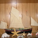 Maquette bateau Marie Adélaïde de Fécamp