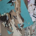 Marqueterie - Ma montagnette - 60cm x 39cm