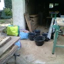 Atelier dans garage avec kity de + de 50 ans!