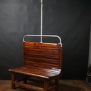 Banc  de metro parisien  debut du 20 eme