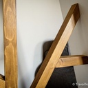 Un sapin de Noël design en bois