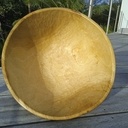 Bol géant en badamier