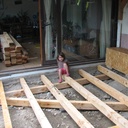 Terrasse en mélèze