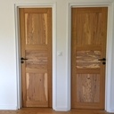 Portes d'intérieures en hêtre échauffé