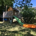 Création d'une cabane sur pilotis
