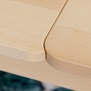 Table frêne extensible