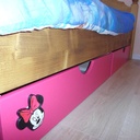 Tirioirs sous lits d'enfant