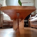 Table basse style G. Nakashima