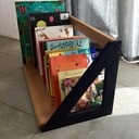 Bibliothèque enfant amovible.