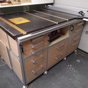 Banc de scie avec défonceuse sous table