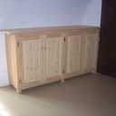 Commode en mélèze