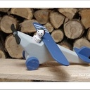 Petits avion en bois jouet