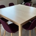 Une table carrée , pour une première réalisation.
