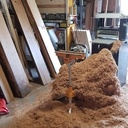 Porte coulissante en Chêné