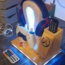 Réalisation d'un support de casque, manette PS5, téléphone et télécommande