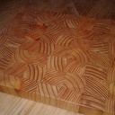 Planche a decouper en bois de bout