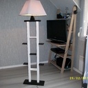 Lampe étagere sur pied