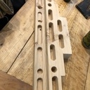 Poutre d'escalade pour faire des tractions sur les doigts !