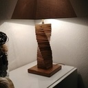 Lampe multi essences bois