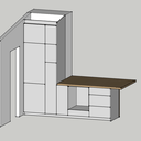 Cuisine sans poignée