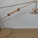 Lampe en lattes de sommier version 2.