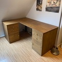 Bureau d'angle en chêne