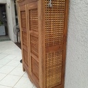 Meuble tropical en cocotier et litchi