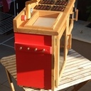 Une cuisinière four