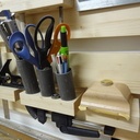 Support outils mural