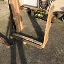 Meuble de rangement en bois de palettes