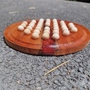 1er jeu de solitaire en bois et epoxy