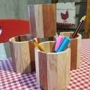 Pots à crayons à 12 cotés (cadeaux de noël)