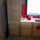 Cuisine contemporaine en chêne et stratifié compact