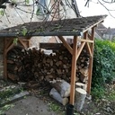 Abri bois de chauffage