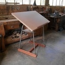 Ancienne table à dessin relookée