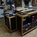 Établi multifonctions, extension pour scie a onglets