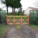 Portail et rhabillage piliers