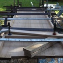 Meuble TV en châtaignier