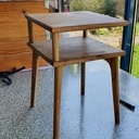 Table de chevet ouverte - Chêne