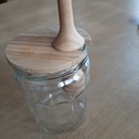 Cuiller à miel et couvercle