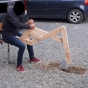 Pelleteuse enfants et grands enfants