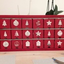 Calendrier de l'avent bonhomme de neige !