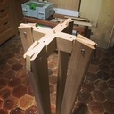 Piétement pliant pour sa boîte à images