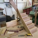 Maquette d'escalier quart tournant