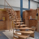 Escalier limon central