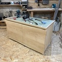 Meuble salle de bain et miroir